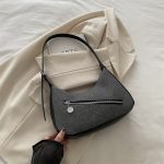 Wholesale Simple Denim Underarm Bag - Image 9