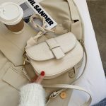 Wholesale Simple Solid Color Clap Shoulder Bag - Image 9