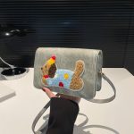 Wholesale Fashion Creative Embroidered Dog Square Shoulder Bag - Image 9