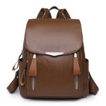 Wholesale Fashion Pu Simple Style Large Capacity Backpack - Image 7