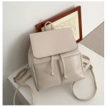 Wholesale Casual Soft Leather Dual-Use Solid Color Backpack - Image 6