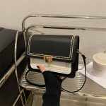 Wholesale Vintage Contrast Square Shoulder Bag - Image 9