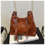 Women Fashion Large Capacity PU Shoulder Bag - Image 9