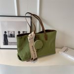 Women Casual Retro Large Capacity Flannel Tote Bag - Image 7