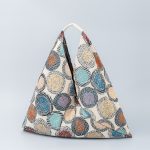 Women Retro Casual Geometric Patterns Printed Canvas Shoulder Bag - Image 8