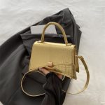 Women Casual Simple Retro Stone Pattern Small Square Shoulder Bag - Image 8