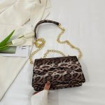 Women Fashion Retro Leopard Small Square Shoulder Bag - Image 8