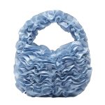 Women Fashion Elegant Solid Color Lace Stitching Ruffled Handheld - Image 9