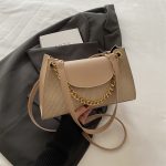 Women Fashion Casual Splicing Small Square Chain Shoulder Bag - Image 8