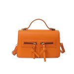 Wholesale Women Fashion Casual Solid Color Zipper Shoulder Bag - Image 8