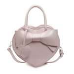 Women Fashion Solid Color Love-Shaped Shoulder Bag - Image 9