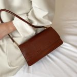 Women Fashion Simple Solid Color Shoulder Bag - Image 9