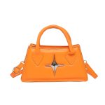 Wholesale Women Fashion Casual Simple Solid Color Cross Buckle Handbag - Image 9