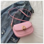 Women Fashion Retro Solid Color Shoulder Bag - Image 9