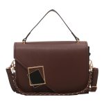 Women Fashion Elegant Solid Color Shoulder Bag - Image 9