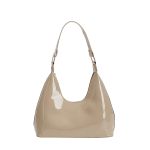 Wholesale Simple Solid Color Retro Bright Underarm Bag - Image 9