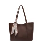 Wholesale Women Casual Simple Large Capacity Ribbon Tote Bag - Image 9