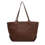 Wholesale Women Fashion Casual Simple Large Capacity Woven Tote Bag - Image 9
