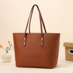 Wholesale Simple Solid Color Large Capacity Tote Bag - Image 9