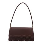 Wave Design Women Candy Color Underarm Bag - Image 9