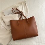 Wholesale Women Fashion Simple Solid Color Large Capacity Tote Bag Two-Piece Bag Set - Image 9