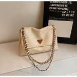 Wholesale Women Fashion Casual Solid Color Large Capacity Chain Shoulder Bag - Image 9