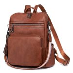 Wholesale Winter Vintage Fashion Women Leopard Backpack - Image 9