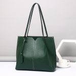 Wholesale Women Casual Leather Tote Bag Large Capacity Shoulder Bag - Image 9