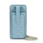 Wholesale Women Fashion Rhombic Leather Rectangular Chain Mini Crossbody Bag - Image 8