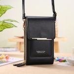 Wholesale Touch Screen Mobile Phone Bag Female Small Messenger Cute Mobile Phone Bag Fashion Key Coin Bag Vertical Style - Image 6