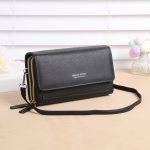 Wholesale Solid Color Touch Screen Mobile Phone Bag Crossbody Bag Purse - Image 8