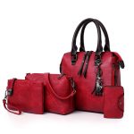 Wholesale Fashion Women Four-Piece Set Retro Handbag Set - Image 9