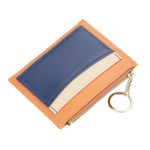 Men Multi-Card Card Holder Zipper Mini Coin Purse Stitching Pu Wallet - Image 9