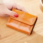 Wholesale Women Oil Wax Leather Multi-Card Card Holder Ladies Coin Purse - Image 9