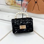 Wholesale Women Fashion Jelly Color Contrast Pearl Handbag - Image 18