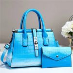 Wholesale Women Fashion Bright PU Large Capacity Handbag - Image 5