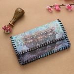 Wholesale Women Fashion Vintage Ethnic Style Cartoon Pattern Kids Print Wallet - Image 10