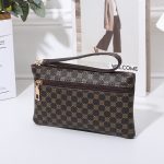 Women Fashion Old Flower Zipper Long Purses - Image 8