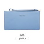 Women Fashionable Simple Large Capacity Zipper Touch Screen Phone Bag Purses - Image 9