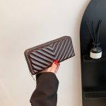 Women Fashion PU Large Capacity Zipper Rectangle Purses - Image 9