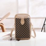 Women Simple Pattern Printed Rectangular Zip Crossbody Purses - Image 9