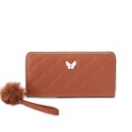 Women Fashion Rhomboid Butterfly Decorative Hair Ball Pendant Rectangular Purses - Image 9