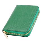 Men Solid Color Short Zipper Wallet - Image 9