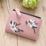 Women Mini Embroidered Zipper Wallet - Image 9