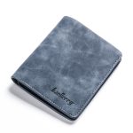 Men Wallet Short Student Wallet Retro Frosted Two Fold Vertical Wallet Multi-Card - Image 9