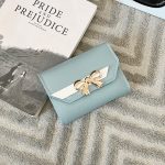 Women Fashion Casual Solid Color Bowknot Coin Wallet - Image 9