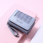 Women Vintage Zipper Buckle Design Crocodile Pattern PU Wallet - Image 8