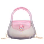 Wholesale Women Fashion Creative Macaron Transparent Chain Mini Crossbody Jelly Bag - Image 10