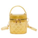 Wholesale Women Fashion Mini Cylinder Jelly Color Zipper Crossbody Bag - Image 10