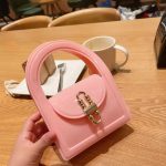 Women Fashion Solid Color Square Mini Chain Handle Crossbody Bag - Image 10